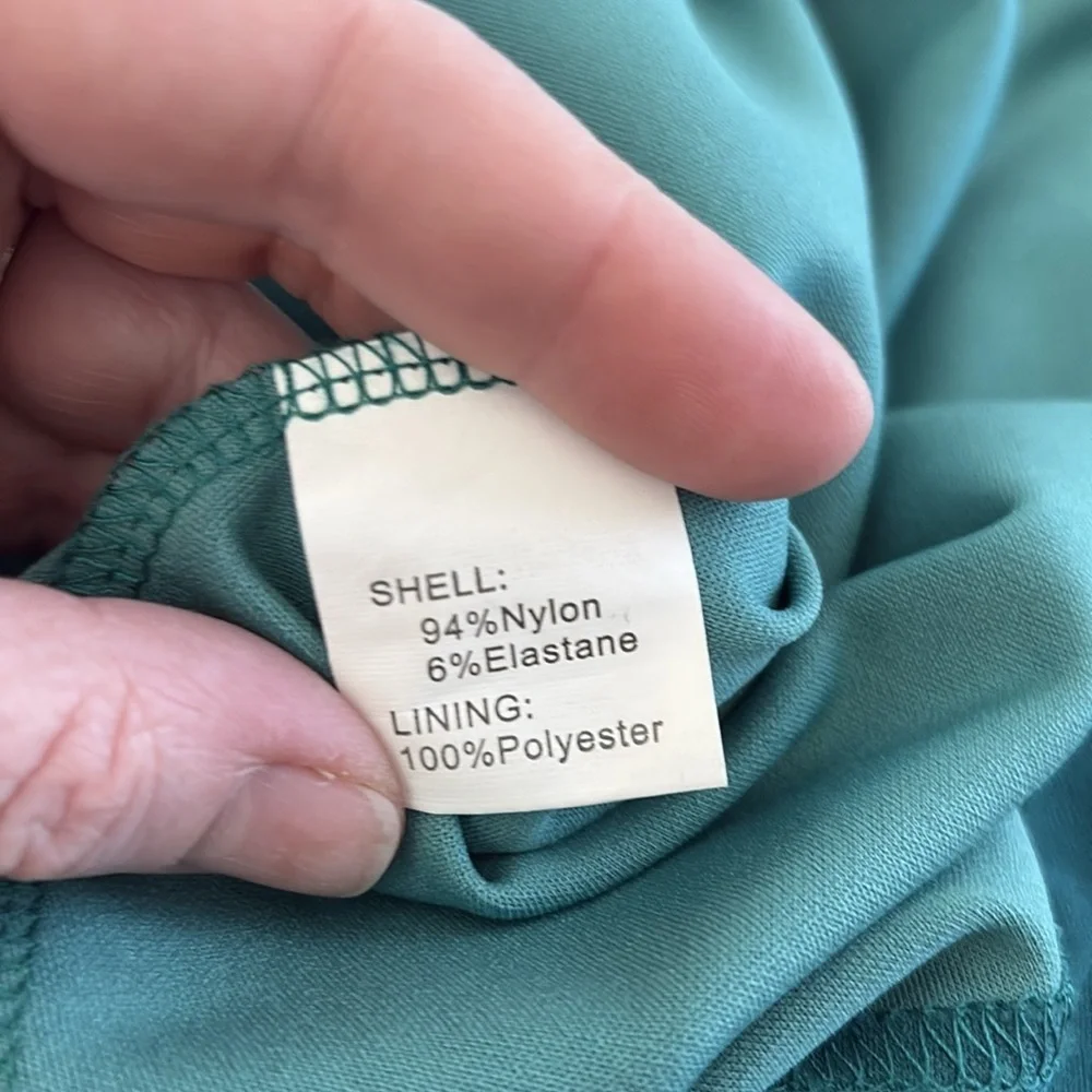 Elegant Teal Cap Sleeve Dress - Picture 14 of 15